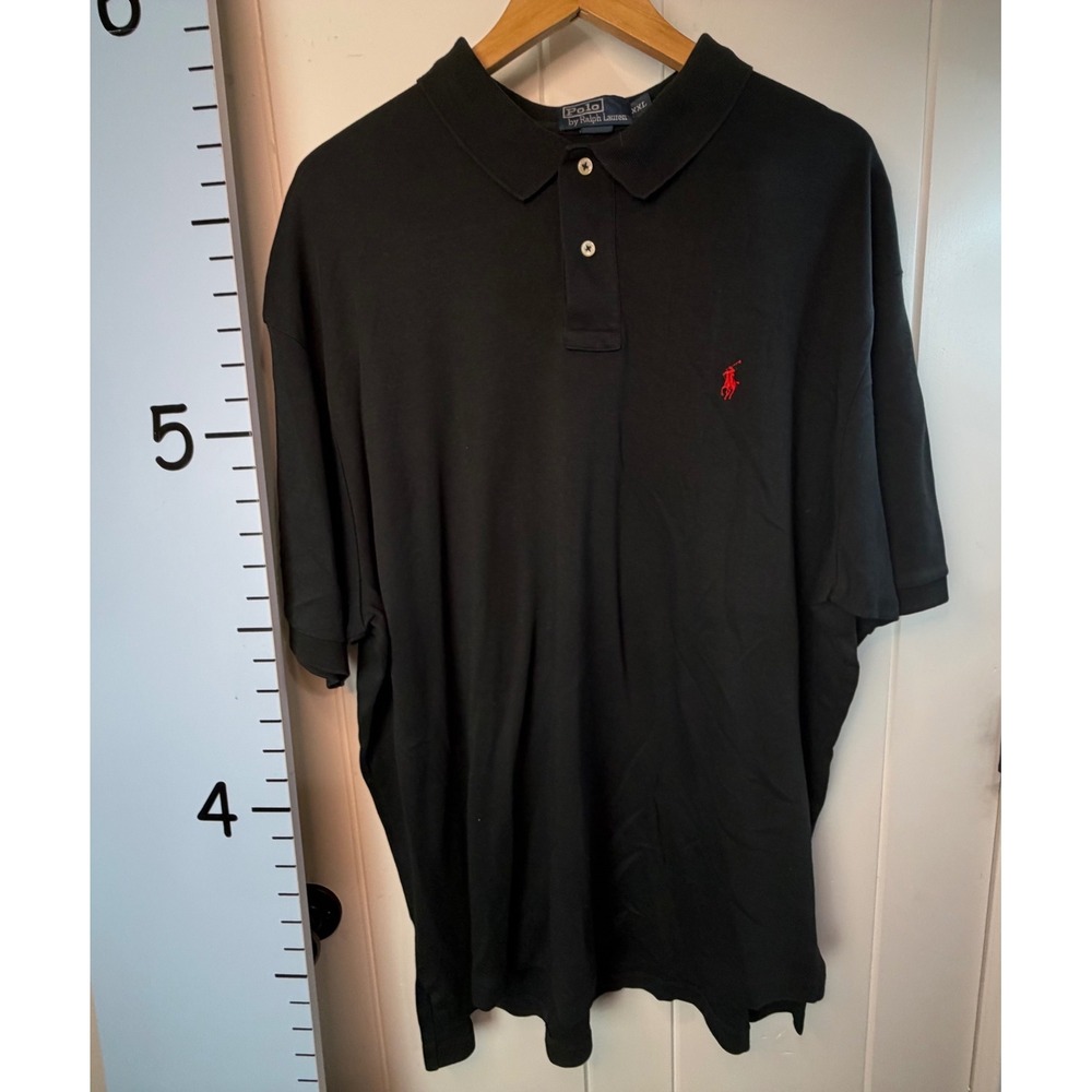 Polo Ralph Lauren Black Golf Polo Shirt Men's XXL Sporty Preppy Classic